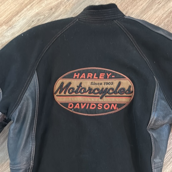 HARLEY-DAVIDSON Leather/Wool jacket - Picture 8 of 10